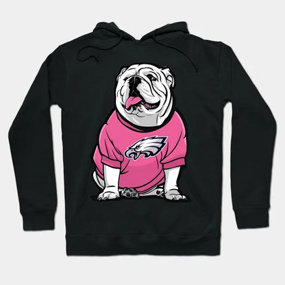 Georgia Bulldogs,Dawg In Philly Pink Hoodie