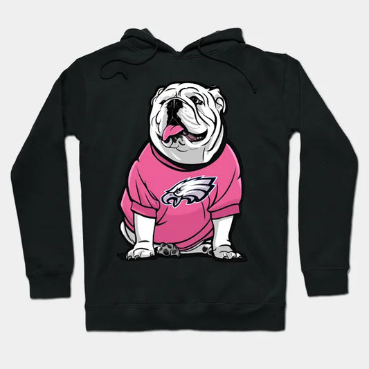 Georgia Bulldogs,Dawg In Philly Pink Hoodie