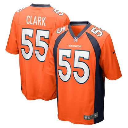 Frank Clark Denver Broncos Team Game Jersey - ?Orange