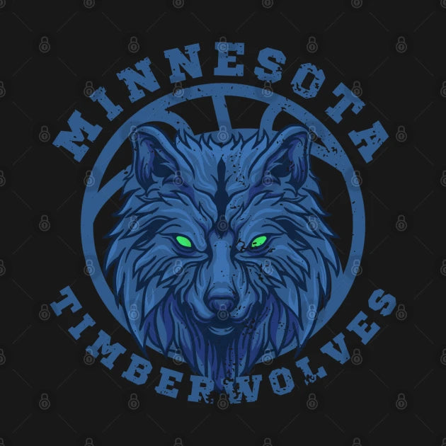 Minnesota Timberwolves Retro Fanart Hoodie