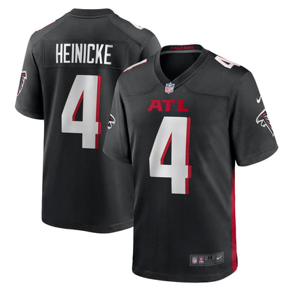 Taylor Heinicke Atlanta Falcons Game Player Jersey - Black