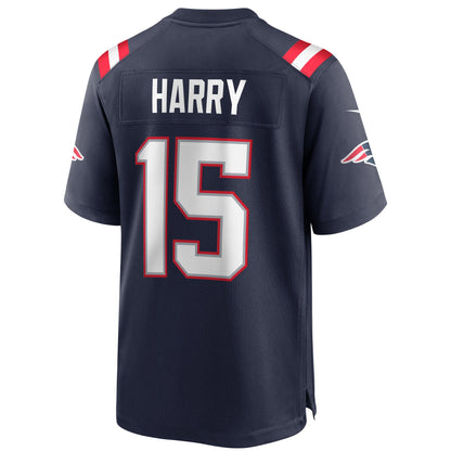 N'Keal Harry New England Patriots Game Jersey - Navy