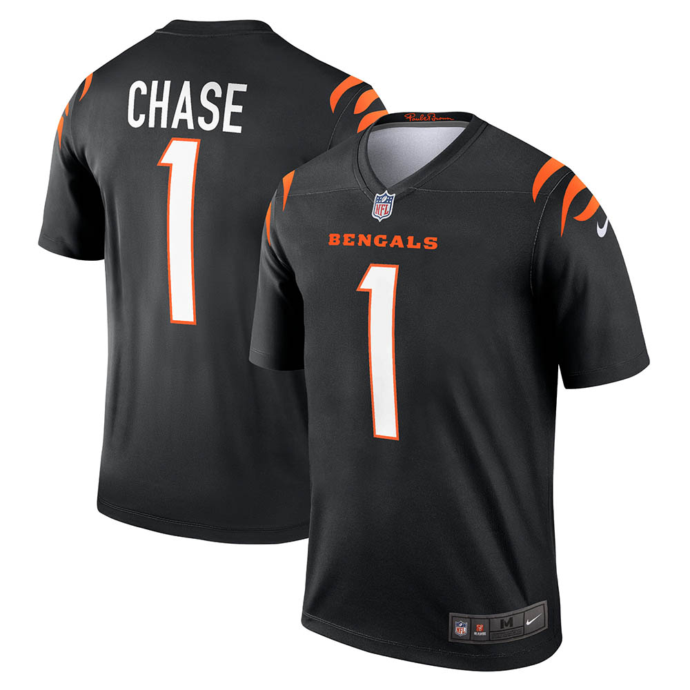 Men's Cincinnati Bengals Ja'Marr Chase Legend Jersey Black