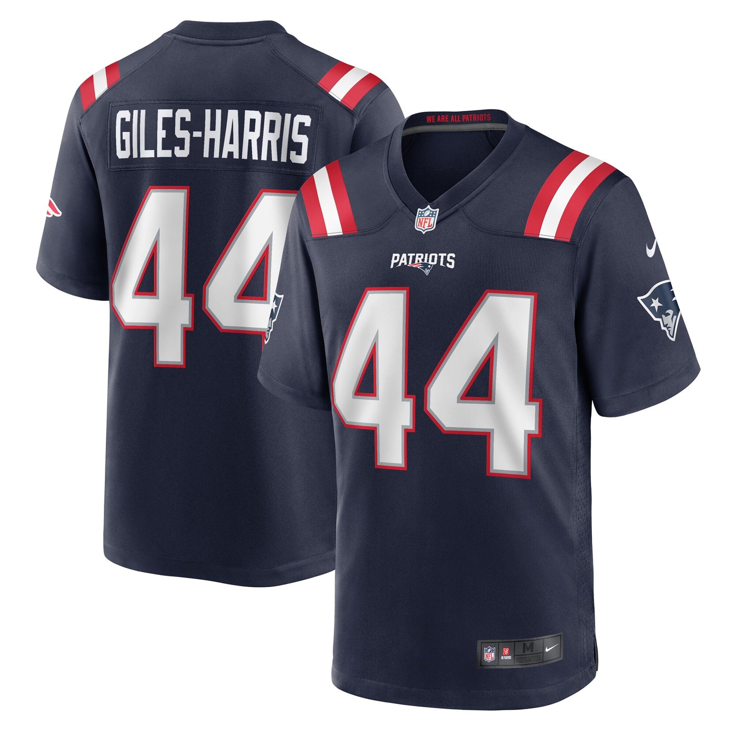 Joe Giles-Harris New England Patriots Team Game Jersey - ?Navy