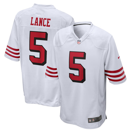 Trey Lance San Francisco 49ers Alternate Game Jersey - White