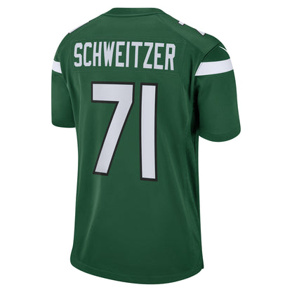 Wes Schweitzer New York Jets Game Jersey - Green
