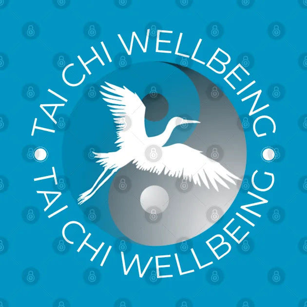 Tai Chi Wellbeing Logo White T-Shirt
