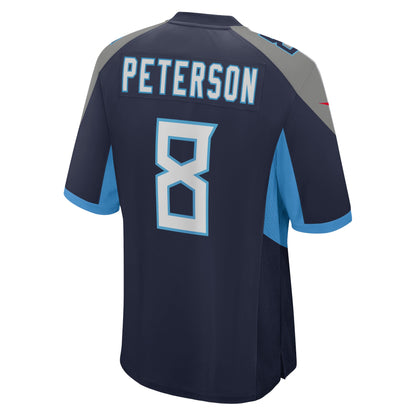 Adrian Peterson Tennessee Titans Game Jersey - Navy