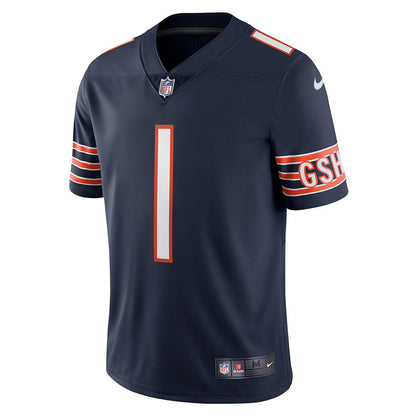 Men's Chicago Bears Justin Fields Vapor Limited Jersey Navy