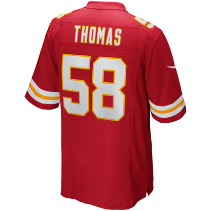 Derrick Thomas Kansas City Chiefs Game Retired Player Jersey - Red