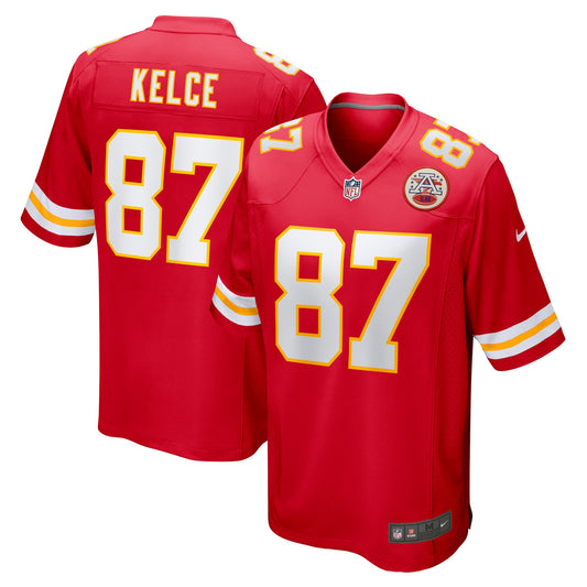 Travis Kelce Kansas City Chiefs Game Jersey - Red