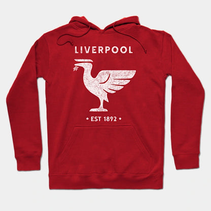 Liverpool Liverbird Retro Vintage Big Hoodie
