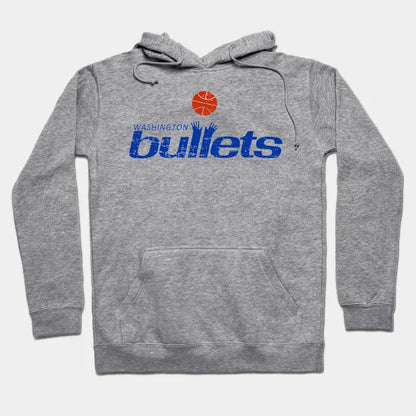 Washington Bullets Vintage Grunge Hoodie