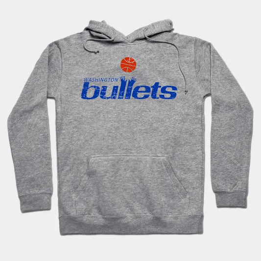 Washington Bullets Vintage Grunge Hoodie