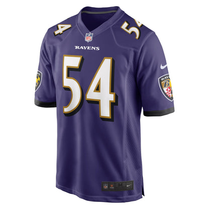 Tyus Bowser Baltimore Ravens Game Player Jersey - Purple