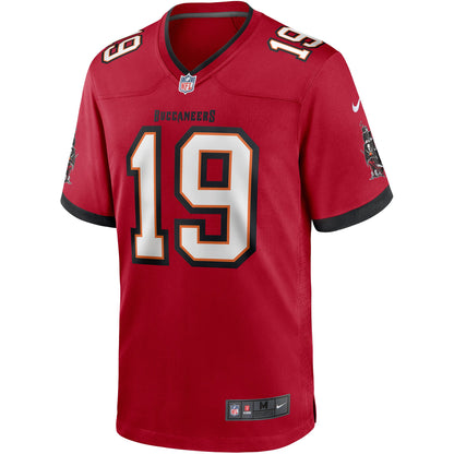 Keyshawn Johnson Tampa Bay Buccaneers Game Retired Player Jersey - Red