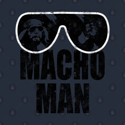 Macho Man - Distressed Hoodie
