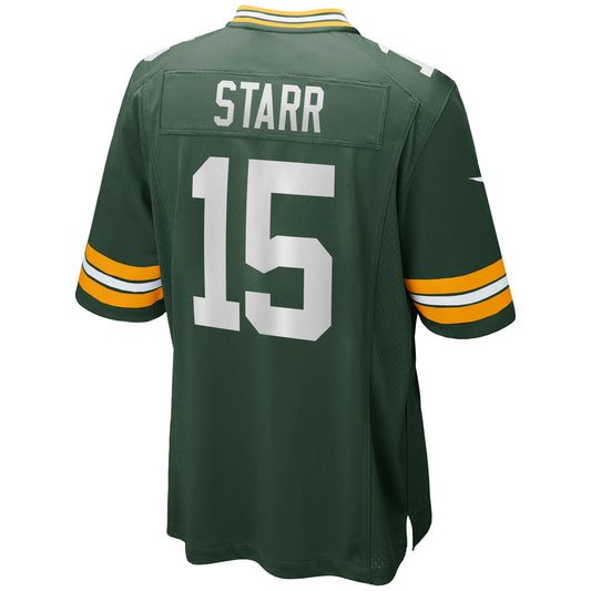 Bart Starr Green Bay Packers Game Retired Player Jersey - Green