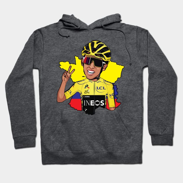 Egan Bernal Tour De France 2019 Champion Hoodie