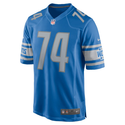 Kayode Awosika Detroit Lions Home Game Player Jersey - Blue