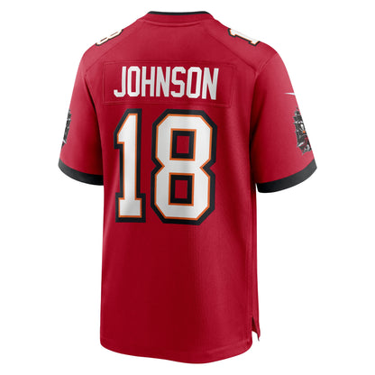 Tyler Johnson Tampa Bay Buccaneers Home Game Player Jersey - Red