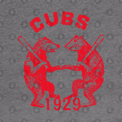 Vintage Style 1929 Cubs Design Hoodie