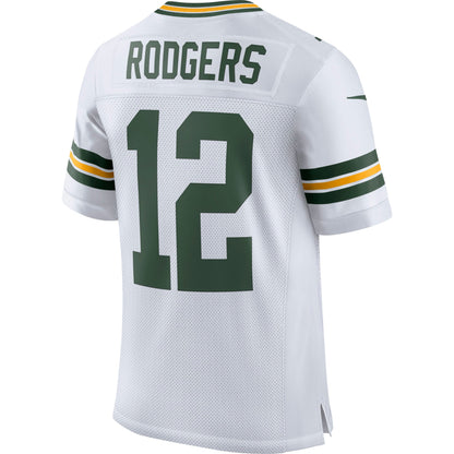 Aaron Rodgers Green Bay Packers Classic Elite Player Jersey - White