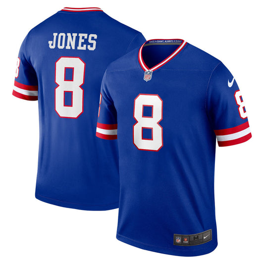 Men's New York Giants Daniel Jones Classic Player Legend Jersey Royal