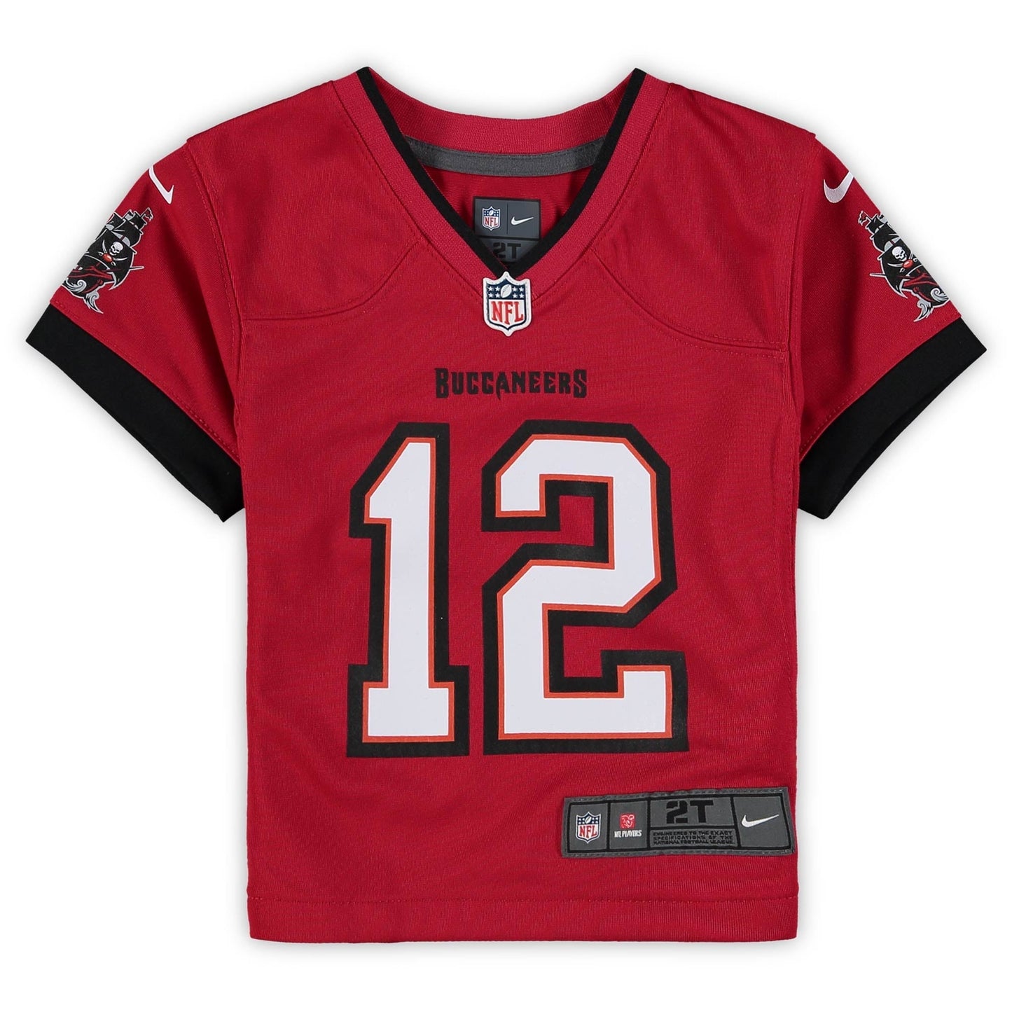 Preschool Tom Brady Red Tampa Bay Buccaneers Game Jersey