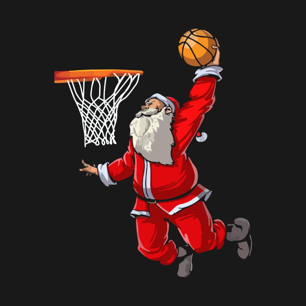 Basketball Santa Hoodie