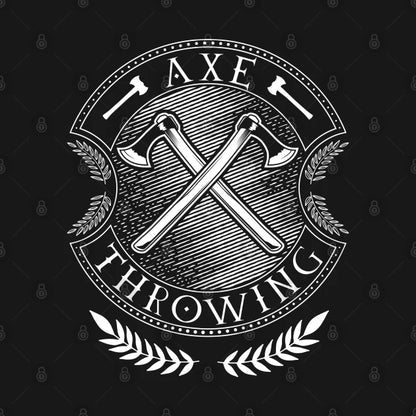 Crossed Axes - Axe Throwing Hoodie