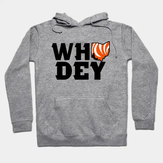 Who Dey, Cincinnati Football Design Hoodie