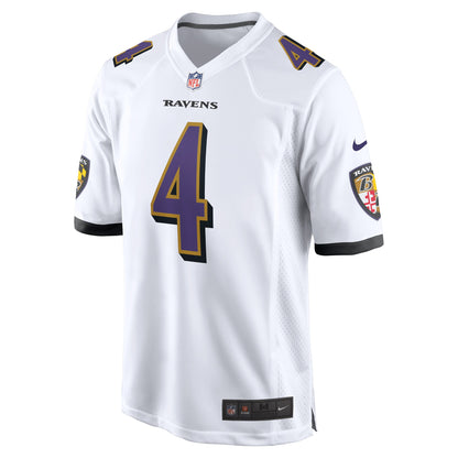 Zay Flowers Baltimore Ravens ?Game Jersey - ?White