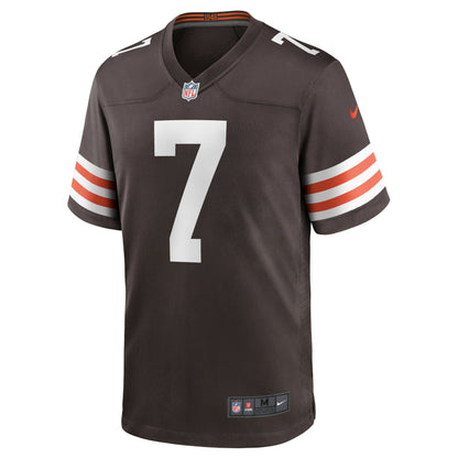 Jamie Gillan Cleveland Browns Game Jersey - Brown