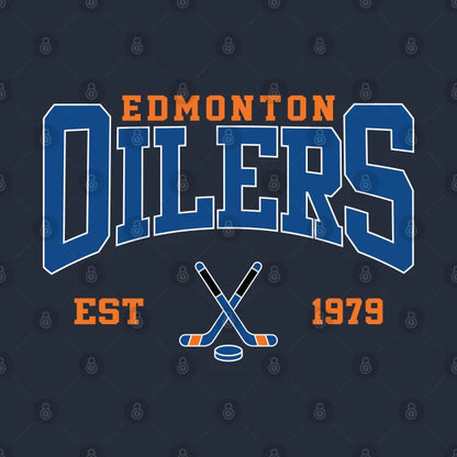Retro Edmonton Hockey T-Shirt