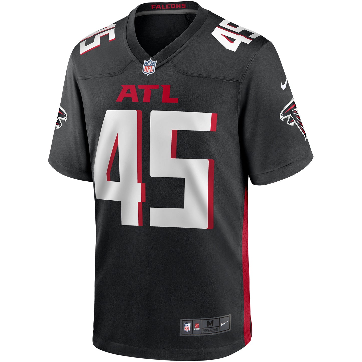Deion Jones Atlanta Falcons Game Player Jersey - Black