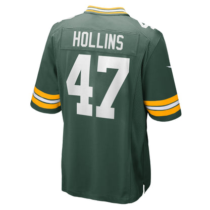 Justin Hollins Green Bay Packers Home Game Player Jersey - Green