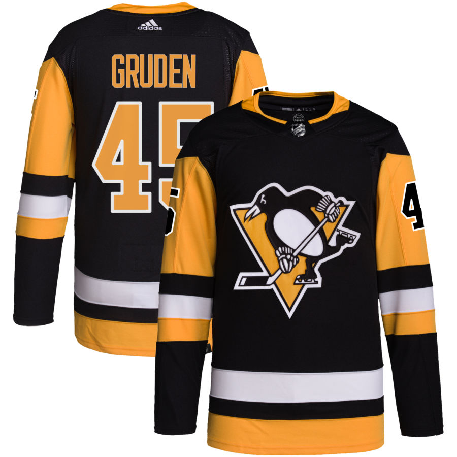 Jonathan Gruden Pittsburgh Penguins Home Primegreen Authentic Pro Jersey - Black