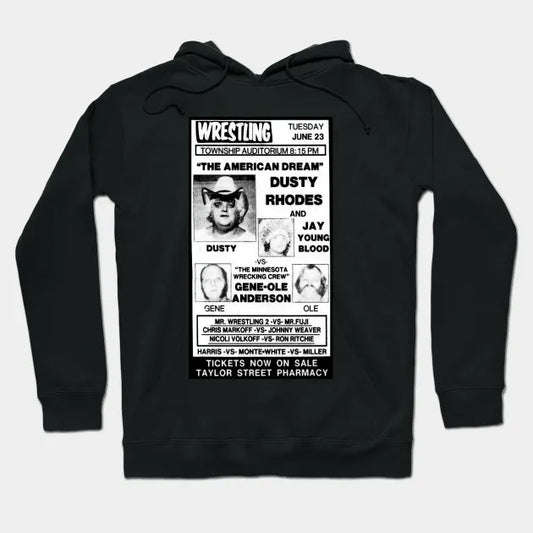 Wrestling Dusty Rhodes Jay Youngblood Andersons Sc Hoodie