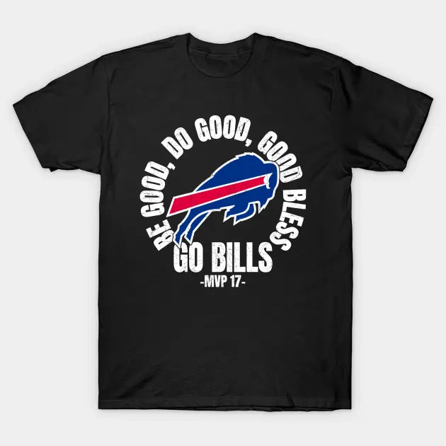 Vintage - Be Good Do Good God Bless Go Bills T-Shirt