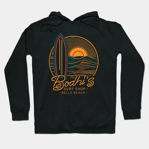 Bodhi'S Surf Shop - Bells Beach, Australia - Est. 1991 Hoodie