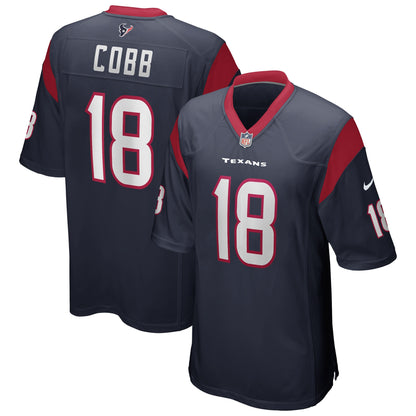 Randall Cobb Houston Texans Game Player Jersey - Navy