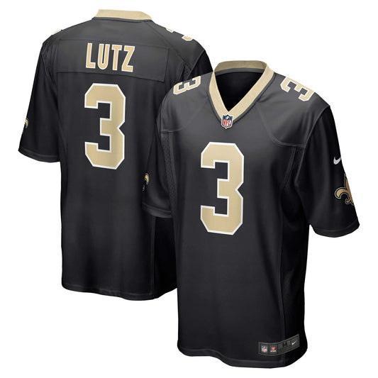 Wil Lutz New Orleans Saints Game Jersey - Black
