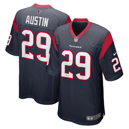 Alex Austin Houston Texans Team Game Jersey - ?Navy