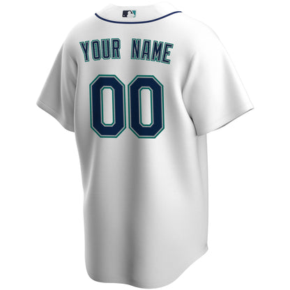 Seattle Mariners Youth Home Replica Custom Jersey - White