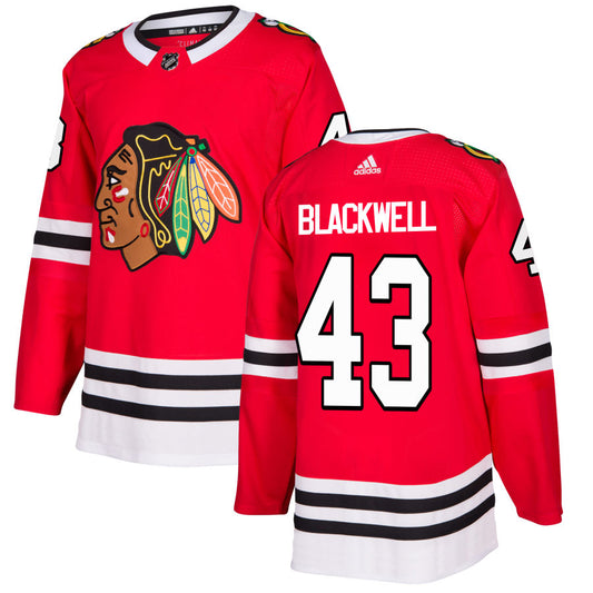 Colin Blackwell Chicago Blackhawks Authentic Jersey - Red