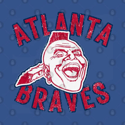 Vintage Style Atlanta Braves Hoodie