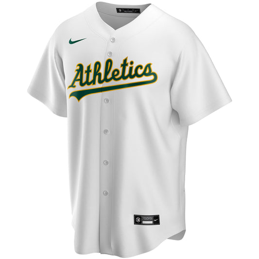 Oakland Athletics Youth Home Replica Custom Jersey - White