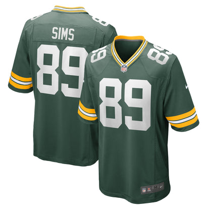 Ben Sims Green Bay Packers Team Game Jersey - ?Green