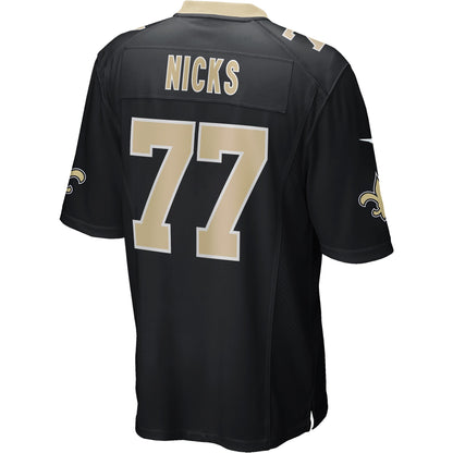 Carl Nicks New Orleans Saints Game Retired Player Jersey - Black
